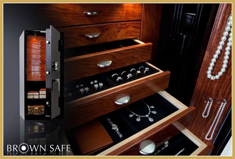 luxury jewelry safe with drawers